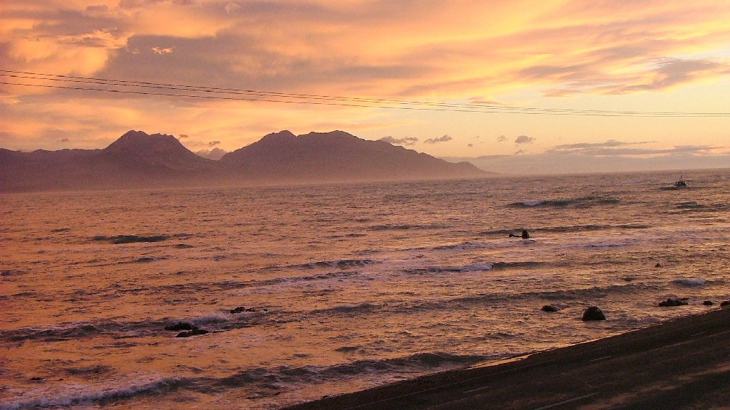 Kaikoura al amanecer